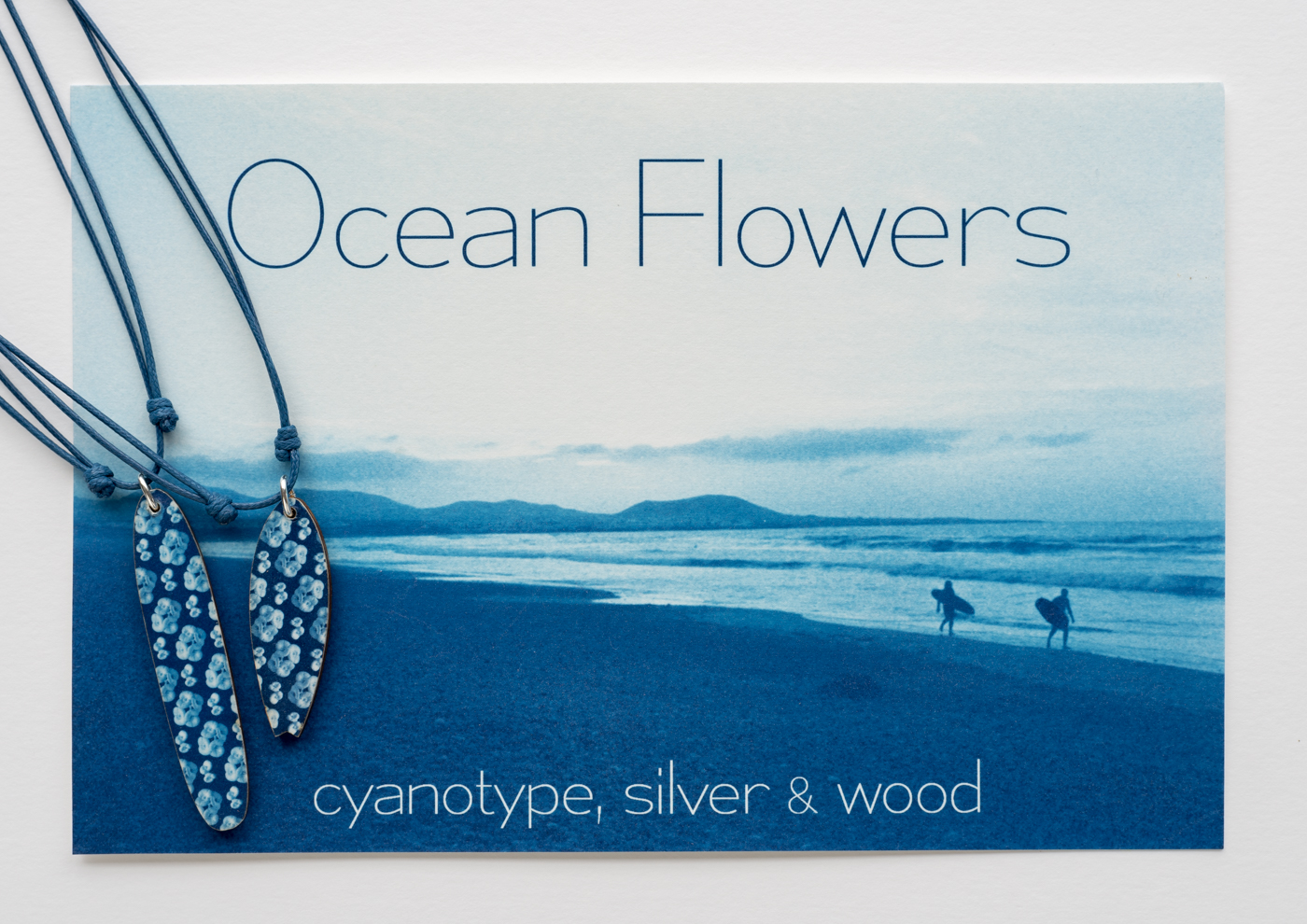 Ocean Flowers cyanotype surf 1