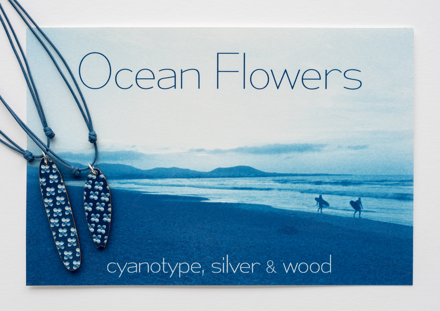 Ocean Flowers cyanotype surf 3